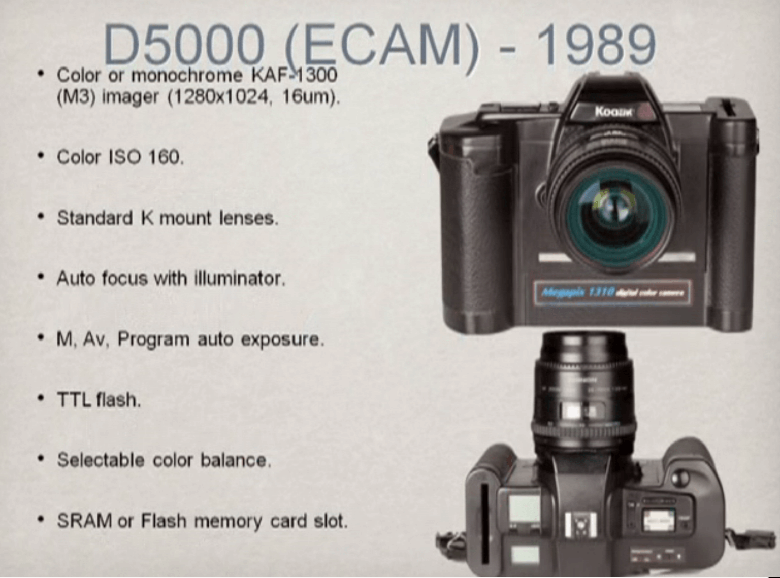 The First Digital Camera used Tape to storage images Retro Hardware